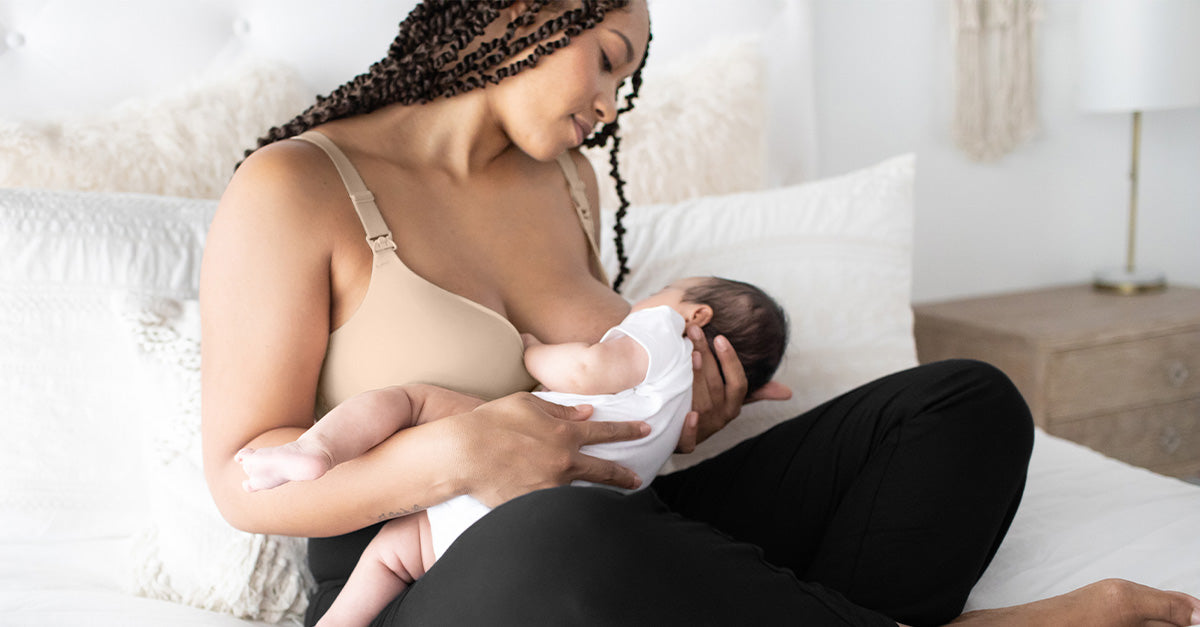 Naked Breastfeeding Yoga Mom